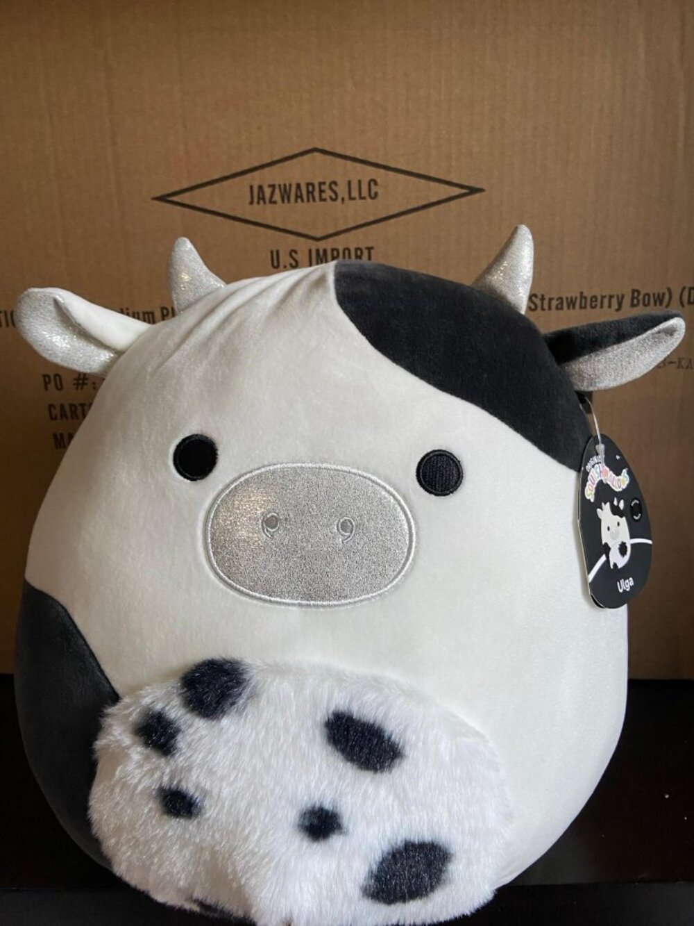 Squishmallows Ulga the Cow 12" Select Series plush BNWT